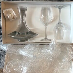 Dior glass set